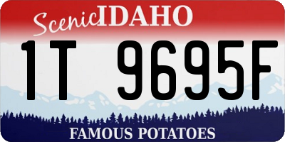 ID license plate 1T9695F