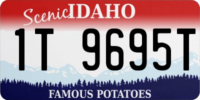 ID license plate 1T9695T