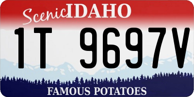 ID license plate 1T9697V