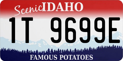 ID license plate 1T9699E