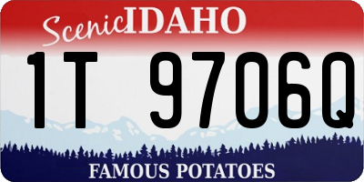 ID license plate 1T9706Q