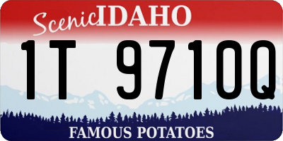 ID license plate 1T9710Q