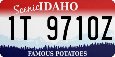 ID license plate 1T9710Z