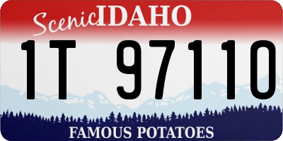 ID license plate 1T9711O