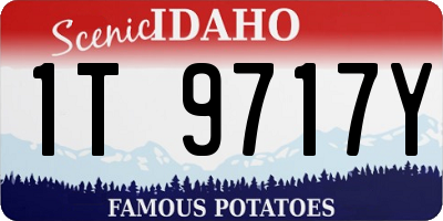 ID license plate 1T9717Y