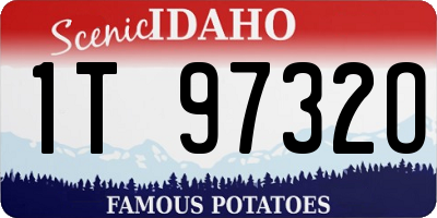 ID license plate 1T9732O