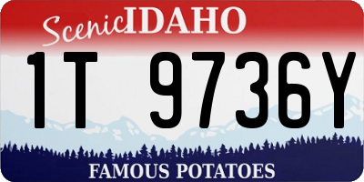 ID license plate 1T9736Y