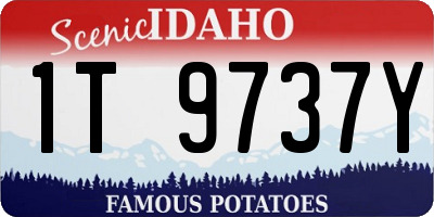 ID license plate 1T9737Y