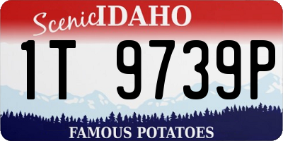 ID license plate 1T9739P