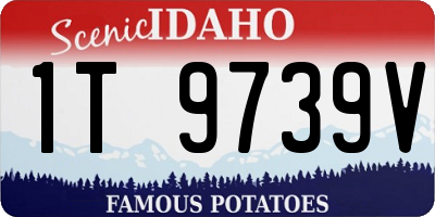 ID license plate 1T9739V