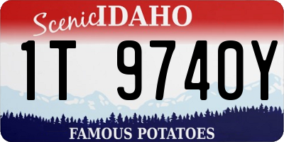 ID license plate 1T9740Y