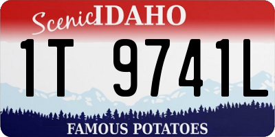 ID license plate 1T9741L