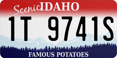 ID license plate 1T9741S