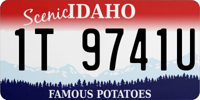 ID license plate 1T9741U