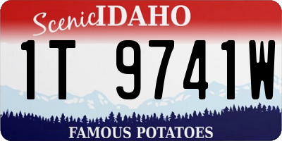 ID license plate 1T9741W