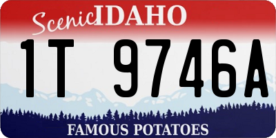 ID license plate 1T9746A