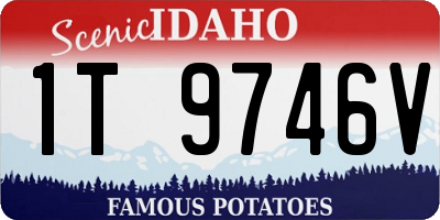 ID license plate 1T9746V