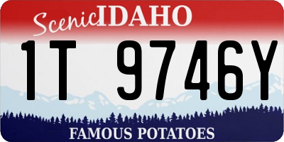 ID license plate 1T9746Y