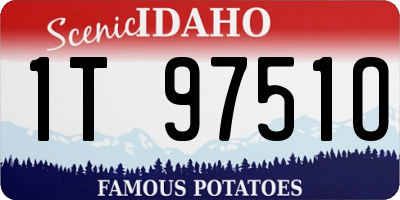 ID license plate 1T9751O