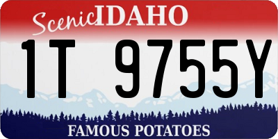 ID license plate 1T9755Y
