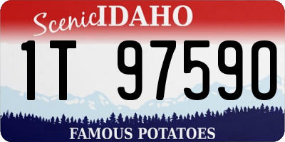 ID license plate 1T9759O