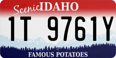 ID license plate 1T9761Y