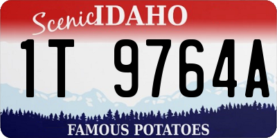 ID license plate 1T9764A