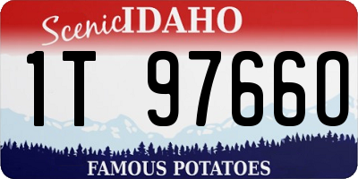 ID license plate 1T9766O