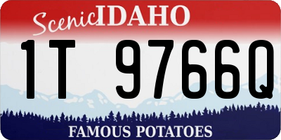 ID license plate 1T9766Q