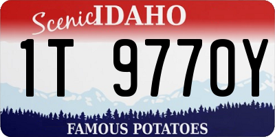 ID license plate 1T9770Y