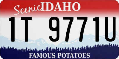 ID license plate 1T9771U