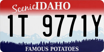 ID license plate 1T9771Y