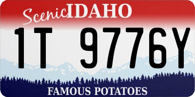 ID license plate 1T9776Y
