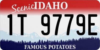 ID license plate 1T9779E
