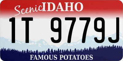 ID license plate 1T9779J