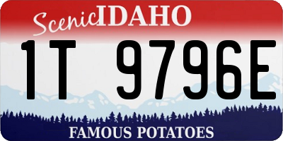 ID license plate 1T9796E
