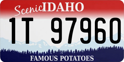 ID license plate 1T9796O