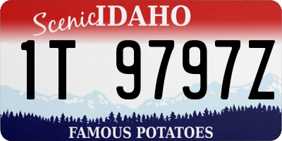 ID license plate 1T9797Z