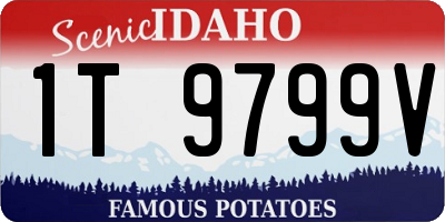 ID license plate 1T9799V
