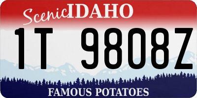 ID license plate 1T9808Z