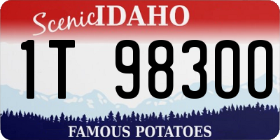 ID license plate 1T9830O
