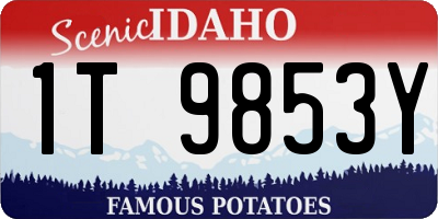 ID license plate 1T9853Y