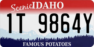 ID license plate 1T9864Y