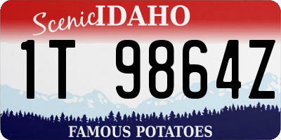 ID license plate 1T9864Z