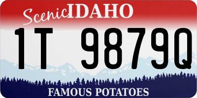 ID license plate 1T9879Q