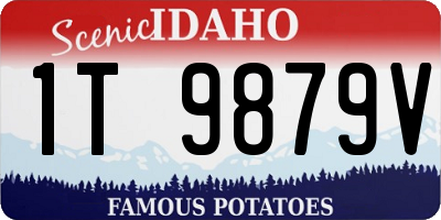 ID license plate 1T9879V