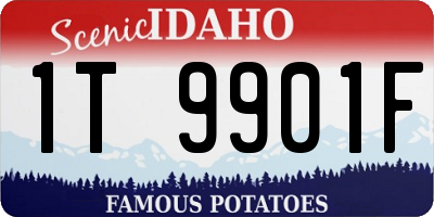 ID license plate 1T9901F