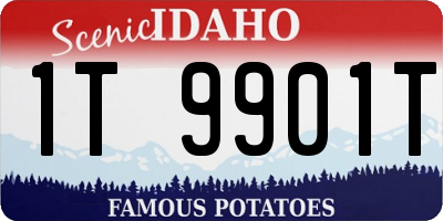 ID license plate 1T9901T