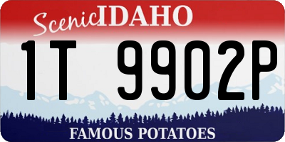 ID license plate 1T9902P