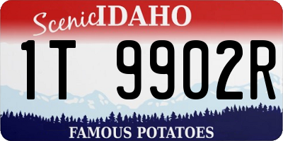ID license plate 1T9902R